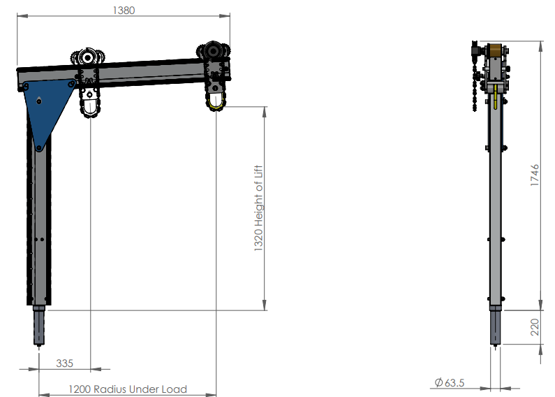 BN technische tekening