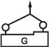 Asymmetrische werkhoek met 2 oogbouten