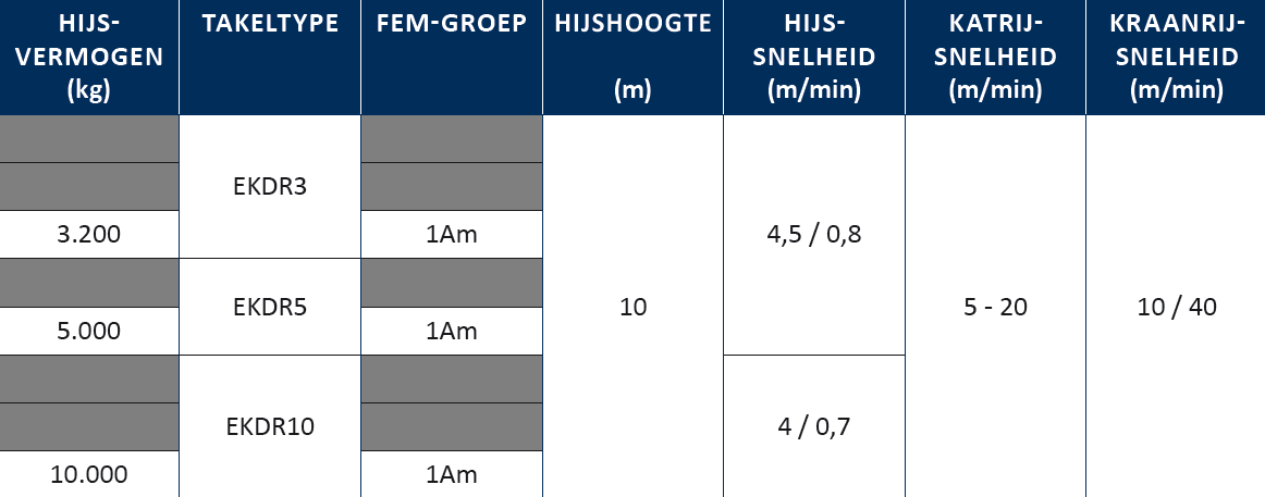 Demag bovenloopkraan