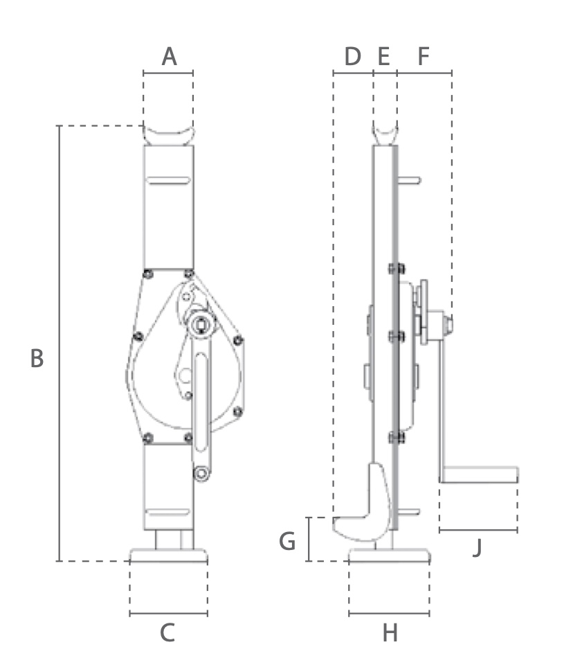 DTDK technische tekening