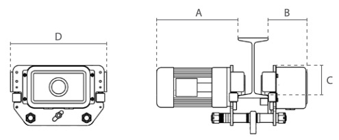 Technische tekening loopkat