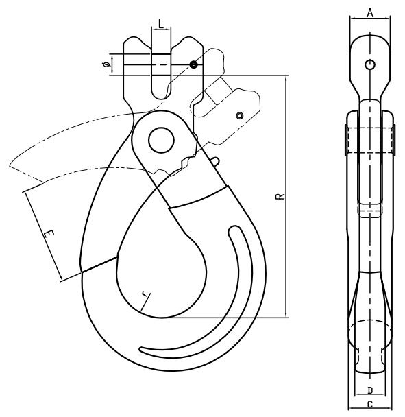 CSK technische tekening