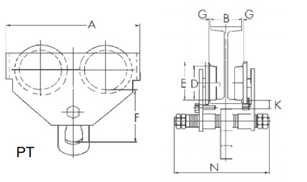 PT technische tekening