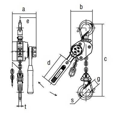 LX technische tekening