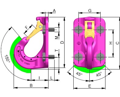 VABH technische tekening