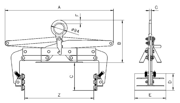 TBG technische tekening