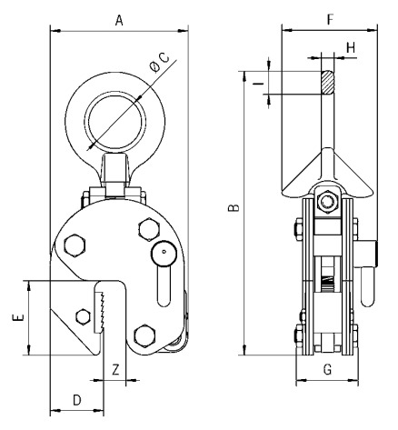 TBS+ technische tekening