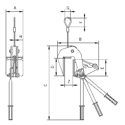 TPZ technische tekening