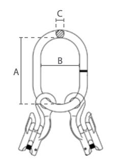 Topschalm technische tekening