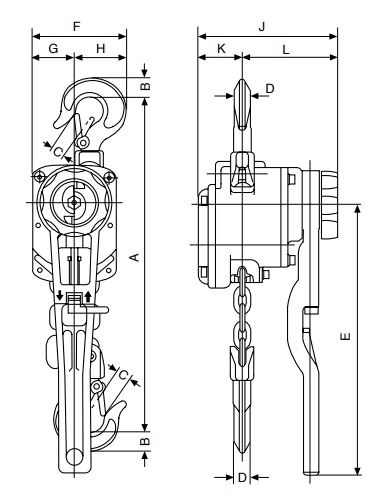 AL technische tekening