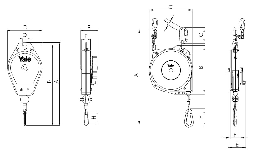 YFS technische tekening